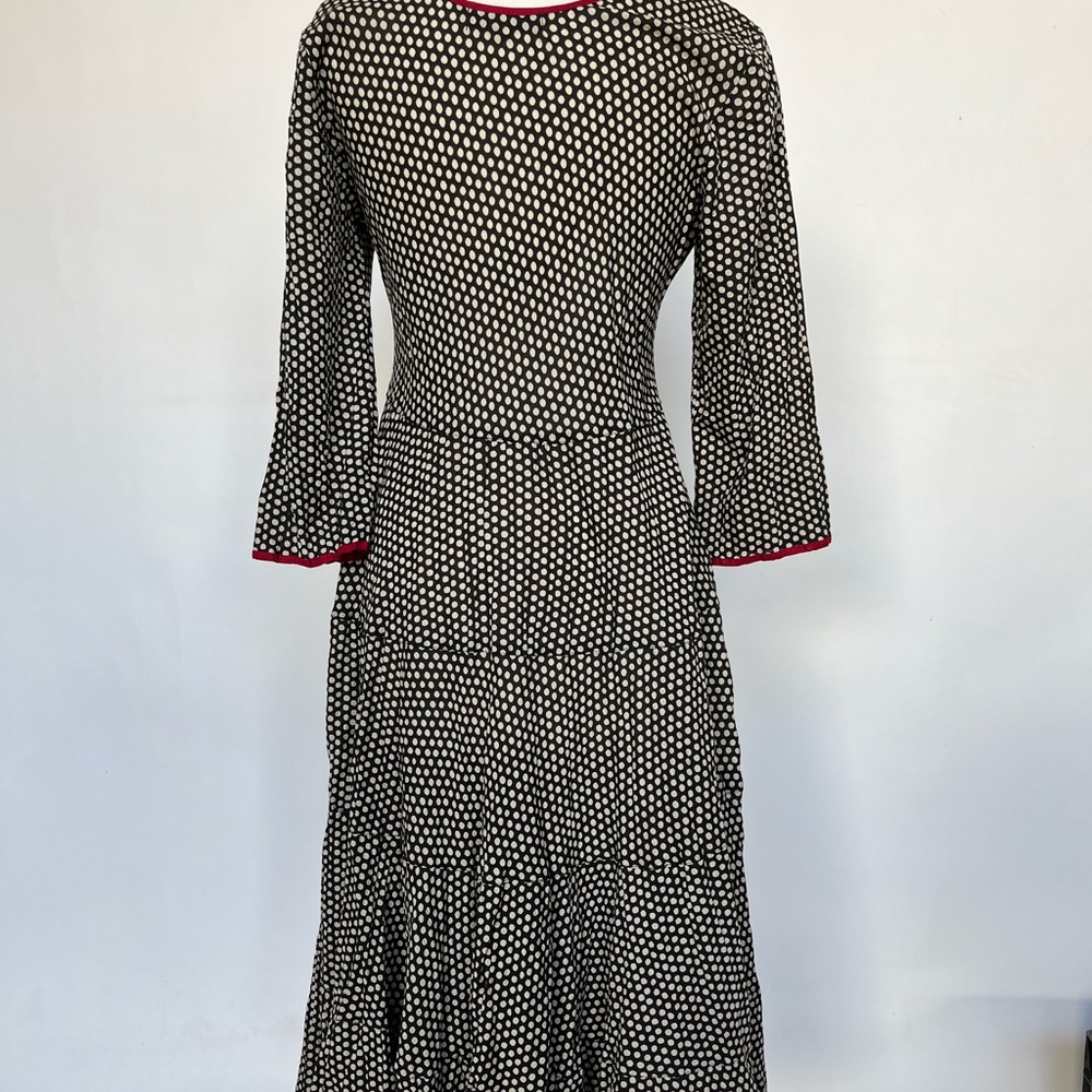 Whimsical black casual dress